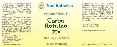 Carbo Betulae 30x (Carbo Betulae 30x 25 Gm V1 8 2013)